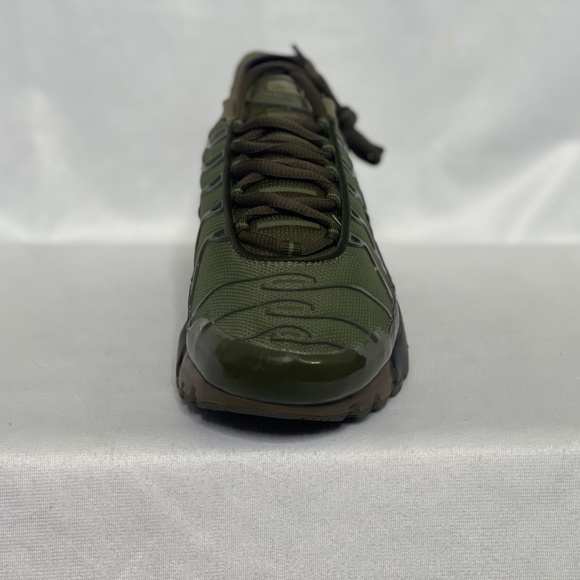PRE OWNED!!! SIZE 7 NIKE AIRMAX PLUS "OLIVE CARGO" (GS) ORIGINAL RELEASE!!!!!! - Picture 11 of 16